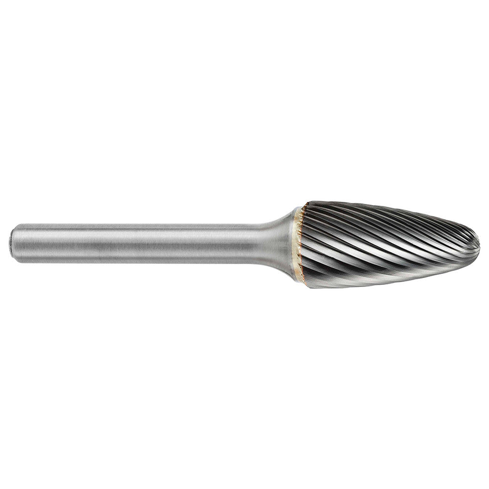 Kyocera SGS Precision Tools 13325 Abrasive Burr SF-3, 3/8" Cut Dia, Ball Nose Tree, Single Cut