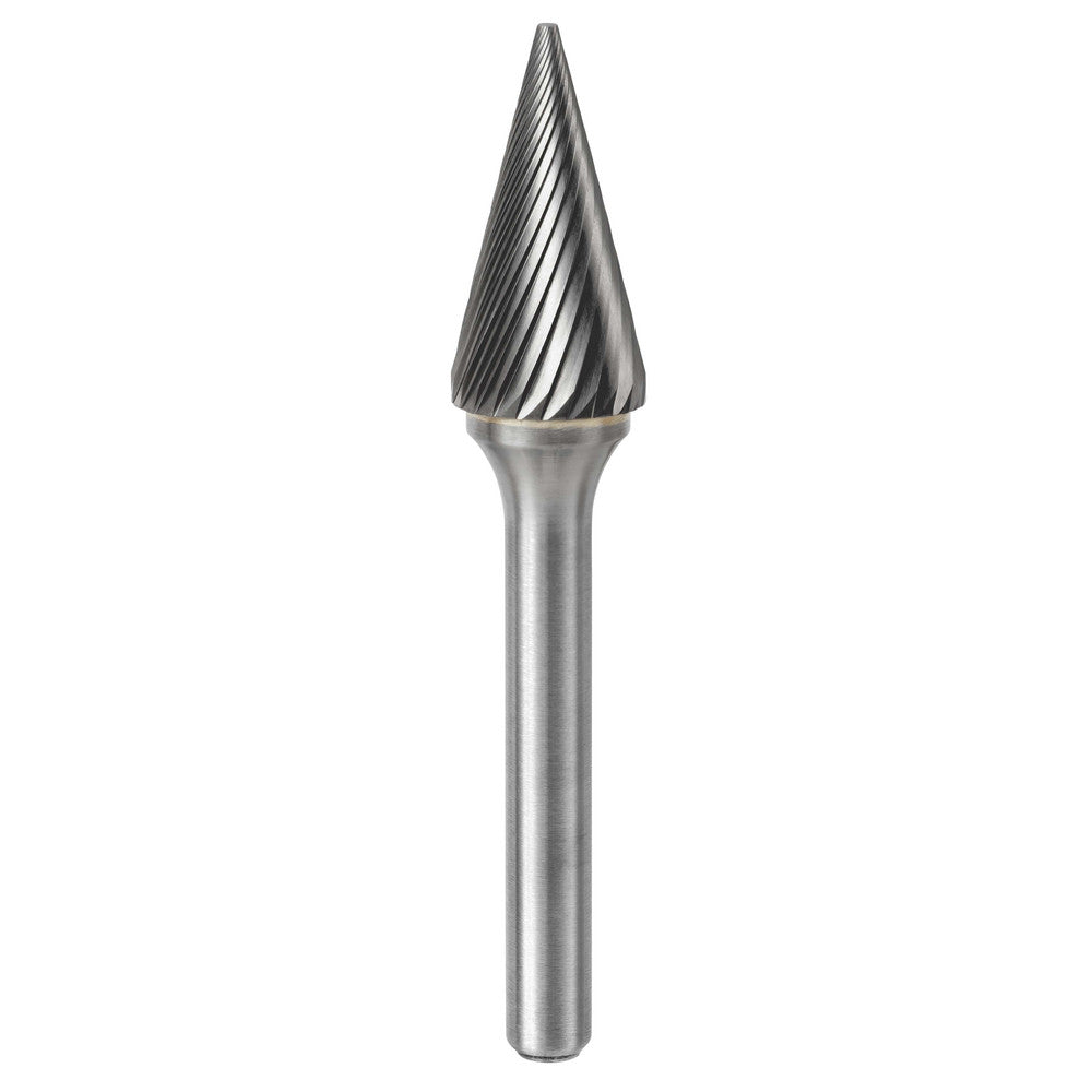 Kyocera SGS Precision Tools 15600 Abrasive Burr SM-5, 1/2" Cut Dia, Cone, Single Cut