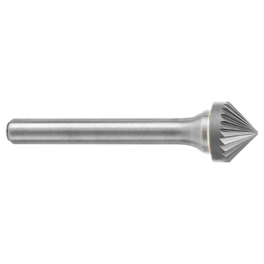Kyocera SGS Precision Tools 14925 Abrasive Burr SK-1, 1/4" Cut Dia, Countersink, Single Cut