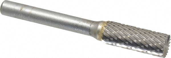 Kyocera SGS Precision Tools 10953 Abrasive Burr SB-3L, 3/8" Cut Dia, Cylinder With End Cut, Double Cut
