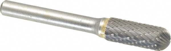 Kyocera SGS Precision Tools 11803 Abrasive Burr SC-3L, 3/8" Cut Dia, Ball Nose Cylinder, Double Cut
