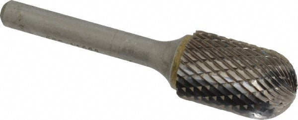 Kyocera SGS Precision Tools 11903 Abrasive Burr SC-6, 5/8" Cut Dia, Ball Nose Cylinder, Double Cut