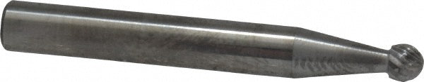 Kyocera SGS Precision Tools 12753 Abrasive Burr SD-14, 3/16" Cut Dia, Ball, Double Cut