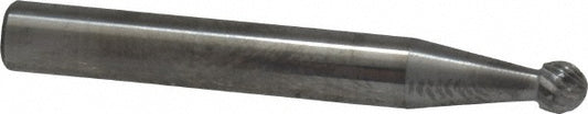 Kyocera SGS Precision Tools 12753 Abrasive Burr SD-14, 3/16" Cut Dia, Ball, Double Cut