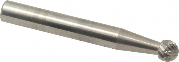 Kyocera SGS Precision Tools 12453 Abrasive Burr SD-1, 1/4" Cut Dia, Ball, Double Cut
