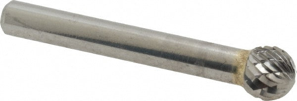 Kyocera SGS Precision Tools 12503 Abrasive Burr SD-3, 3/8" Cut Dia, Ball, Double Cut