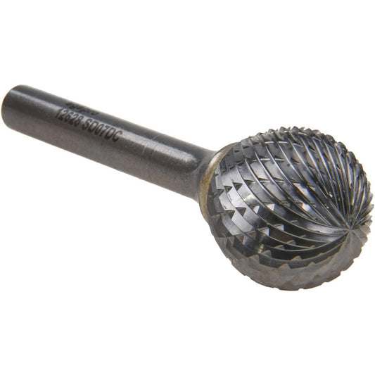 Kyocera SGS Precision Tools 12628 Abrasive Burr SD-7, 3/4" Cut Dia, Ball, Double Cut