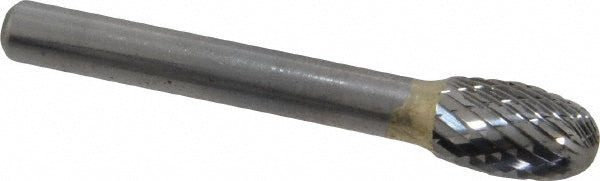 Kyocera SGS Precision Tools 12978 Abrasive Burr SE-3, 3/8" Cut Dia, Oval, Double Cut