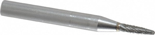 Kyocera SGS Precision Tools 13503 Abrasive Burr SF-11, 1/8" Cut Dia, Ball Nose Tree, Double Cut