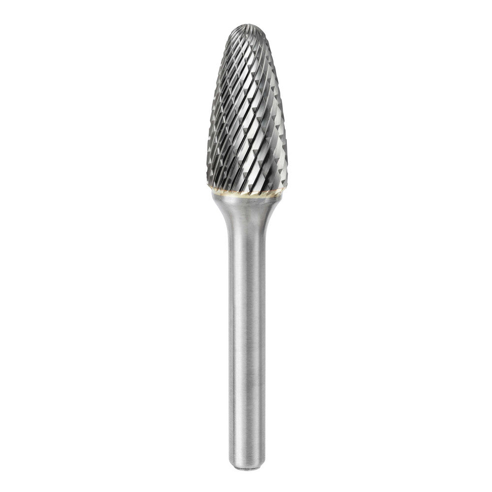Kyocera SGS Precision Tools 13328 Abrasive Burr SF-3, 3/8" Cut Dia, Ball Nose Tree, Double Cut