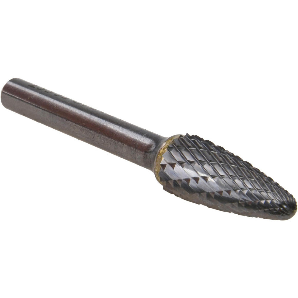 Kyocera SGS Precision Tools 13353 Abrasive Burr SF-4, 7/16" Cut Dia, Ball Nose Tree, Double Cut