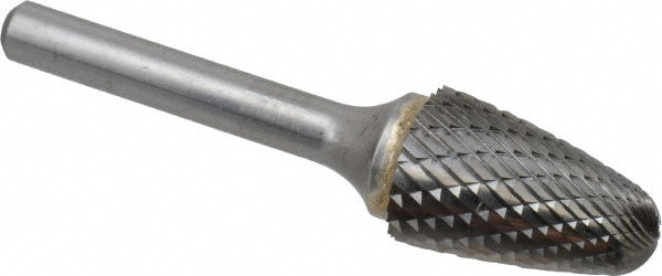 Kyocera SGS Precision Tools 13403 Abrasive Burr SF-6, 5/8" Cut Dia, Ball Nose Tree, Double Cut