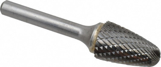 Kyocera SGS Precision Tools 13403 Abrasive Burr SF-6, 5/8" Cut Dia, Ball Nose Tree, Double Cut