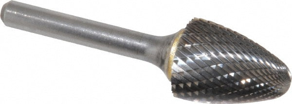 Kyocera SGS Precision Tools 13453 Abrasive Burr SF-7, 3/4" Cut Dia, Ball Nose Tree, Double Cut