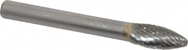 Kyocera SGS Precision Tools 14403 Abrasive Burr SH-2, 5/16" Cut Dia, Flame, Double Cut