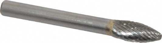 Kyocera SGS Precision Tools 14403 Abrasive Burr SH-2, 5/16" Cut Dia, Flame, Double Cut