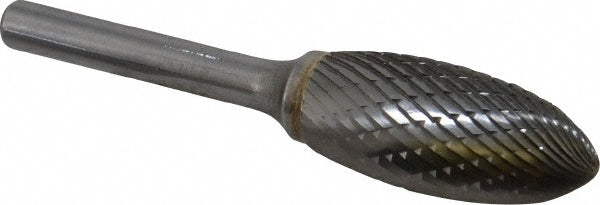 Kyocera SGS Precision Tools 14453 Abrasive Burr SH-6, 5/8" Cut Dia, Flame, Double Cut