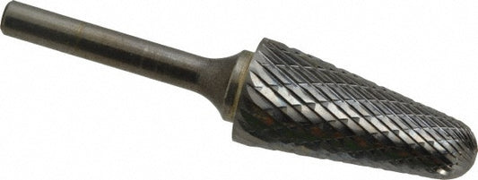 Kyocera SGS Precision Tools 15353 Abrasive Burr SL-7, 3/4" Cut Dia, Ball Nose Cone, Double Cut
