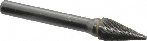 Kyocera SGS Precision Tools 15578 Abrasive Burr SM-4, 3/8" Cut Dia, Cone, Double Cut