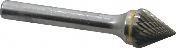 Kyocera SGS Precision Tools 14728 Abrasive Burr SJ-5, 1/2" Cut Dia, Cone, Double Cut