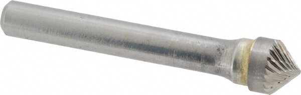 Kyocera SGS Precision Tools 14953 Abrasive Burr SK-3, 3/8" Cut Dia, Cone, Double Cut