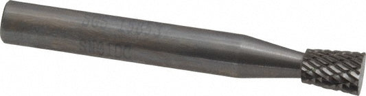 Kyocera SGS Precision Tools 15853 Abrasive Burr SN-1, 1/4" Cut Dia, Inverted Cone, Double Cut