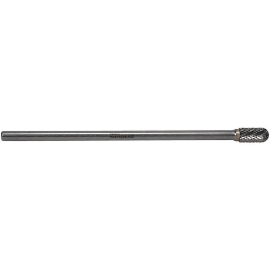 Kyocera SGS Precision Tools 16353 Abrasive Burr SC-3L6, 3/8" Cut Dia, Ball Nose Cylinder, Double Cut