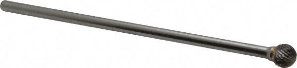 Kyocera SGS Precision Tools 16453 Abrasive Burr SD-5L6, 1/2" Cut Dia, Ball, Double Cut