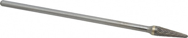 Kyocera SGS Precision Tools 16778 Abrasive Burr SL-3L6, 3/8" Cut Dia, Ball Nose Cone, Double Cut