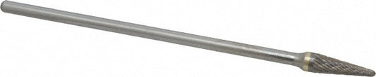 Kyocera SGS Precision Tools 16778 Abrasive Burr SL-3L6, 3/8" Cut Dia, Ball Nose Cone, Double Cut