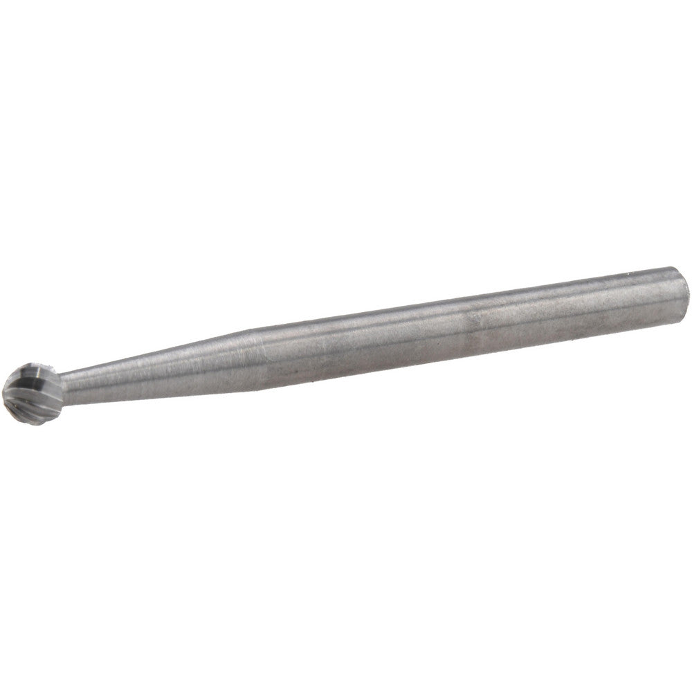 Kyocera SGS Precision Tools 12800 Abrasive Burr SD-42, 1/8" Cut Dia, Ball, Single Cut
