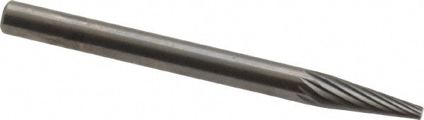Kyocera SGS Precision Tools 15675 Abrasive Burr SM-41, 1/8" Cut Dia, Cone, Single Cut