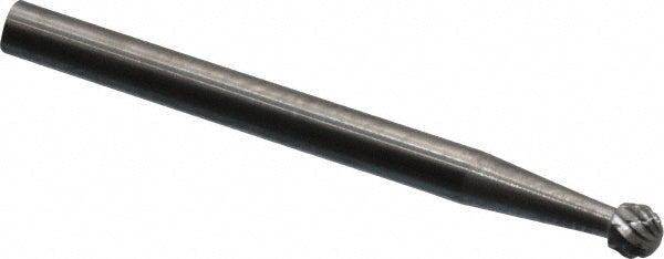 Kyocera SGS Precision Tools 12803 Abrasive Burr SD-42, 1/8" Cut Dia, Ball, Double Cut