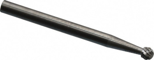 Kyocera SGS Precision Tools 12803 Abrasive Burr SD-42, 1/8" Cut Dia, Ball, Double Cut