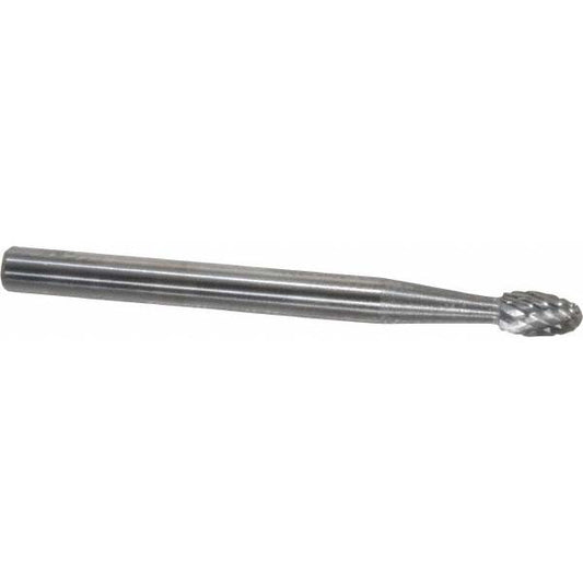 Kyocera SGS Precision Tools 13153 Abrasive Burr SE-41, 1/8" Cut Dia, Oval, Double Cut