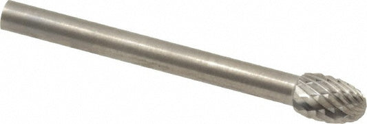 Kyocera SGS Precision Tools 13203 Abrasive Burr SE-53, 3/16" Cut Dia, Oval, Double Cut