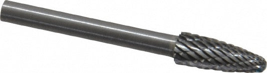 Kyocera SGS Precision Tools 13753 Abrasive Burr SF-53, 3/16" Cut Dia, Ball Nose Tree, Double Cut