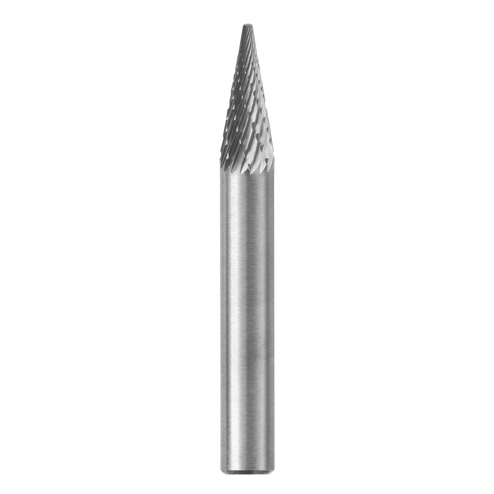 Kyocera SGS Precision Tools 15678 Abrasive Burr SM-41, 1/8" Cut Dia, Cone, Double Cut