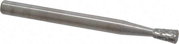 Kyocera SGS Precision Tools 16053 Abrasive Burr SN-42, 1/8" Cut Dia, Inverted Cone, Double Cut