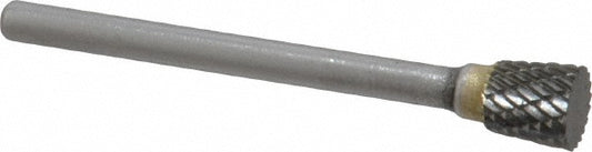 Kyocera SGS Precision Tools 16078 Abrasive Burr SN-51, 1/4" Cut Dia, Inverted Cone, Double Cut
