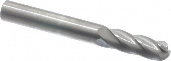 Kyocera SGS Precision Tools 19024 Abrasive Burr SC-1NF, 1/4" Cut Dia, Ball Nose Cylinder, Aluma Cut