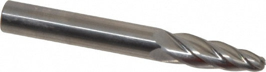 Kyocera SGS Precision Tools 19058 Abrasive Burr SF-1NF, 1/4" Cut Dia, Ball Nose Tree, Aluma Cut