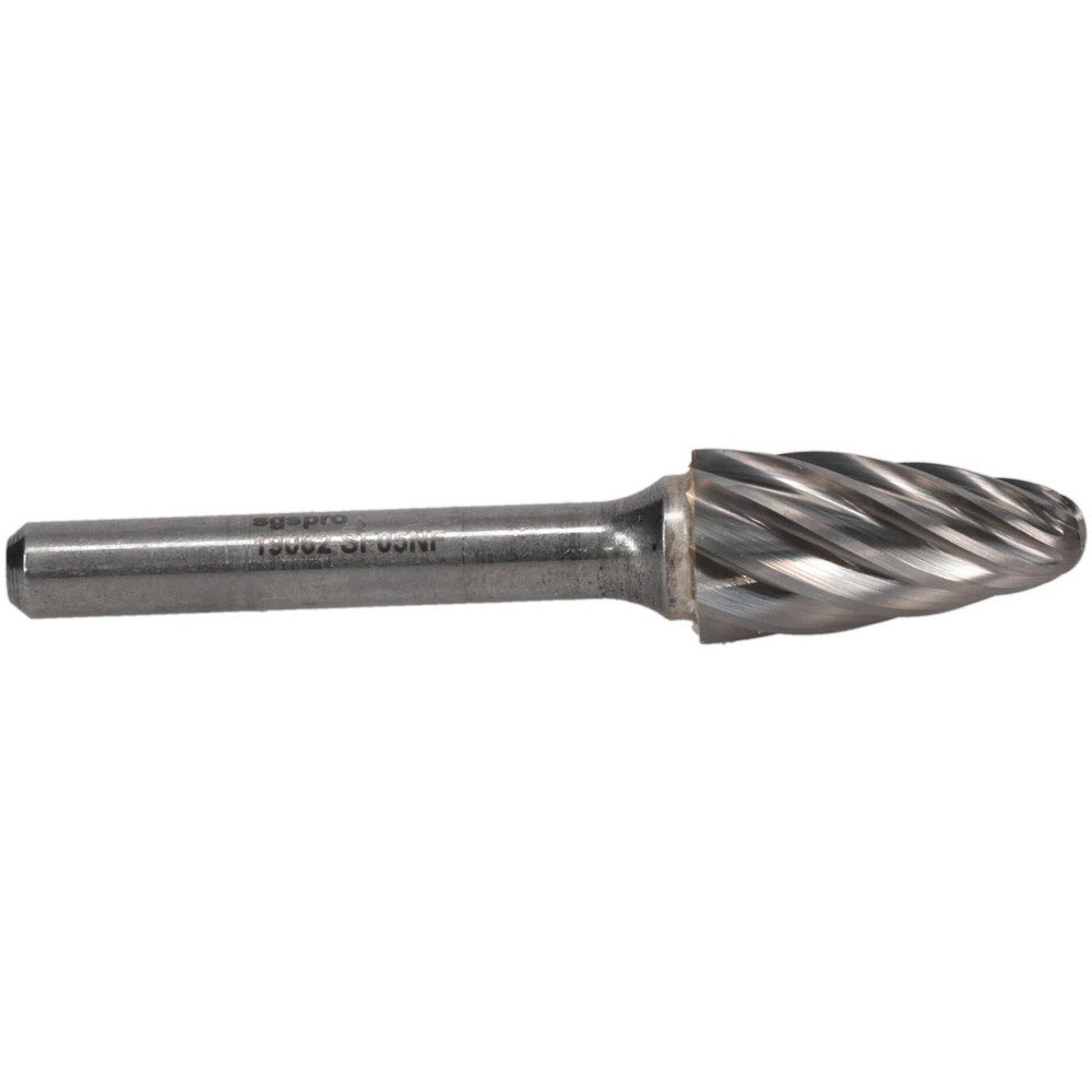 Kyocera SGS Precision Tools 19062 Abrasive Burr SF-5NF, 1/2" Cut Dia, Ball Nose Tree, Aluma Cut