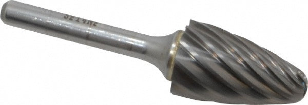 Kyocera SGS Precision Tools 19066 Abrasive Burr SF-14NF, 3/4" Cut Dia, Ball Nose Tree, Aluma Cut