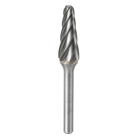 Kyocera SGS Precision Tools 19070 Abrasive Burr SL-3NF, 3/8" Cut Dia, Ball Nose Cone, Aluma Cut