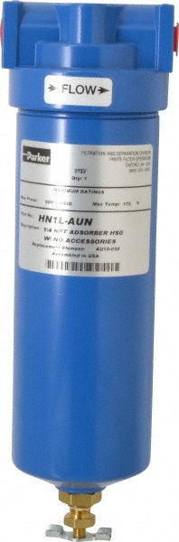 Parker HN1L-AUN Adsorber Compressed Air Filter 1/4" NPT Port