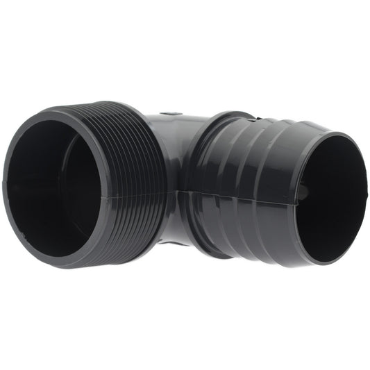 Value Collection 1413-020 Barbed Tube Elbow 2" Barbs, 2" MIPT