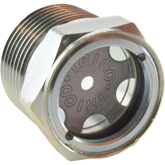 Trico 34307 2" Sight Diam, 1" Thread, 1-1/4" OAL, Viewport Sight Glass & Flow Sight