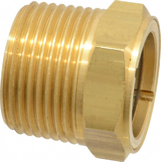 Trico 34353 2" Sight Diam, 1" Thread, 1-1/4" OAL, Viewport Sight Glass & Flow Sight
