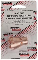 Lincoln Electric KP2065-1 Plasma Cutter Cutting Tips, Electrodes, Shield Cups, Nozzles & Accessories Accessory Type Drag Cup  Type Drag Cup  For Use With Pro-Cut 55 Plasma Cutter